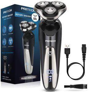 New Electric Razor,- Rechargeable, Rechargeable, Waterproo,Wet/Dry Cordless